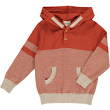 Rust Multi HIKER Hooded Sweater