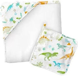 Stephen Joseph- Bath Towel & Washcloth Set