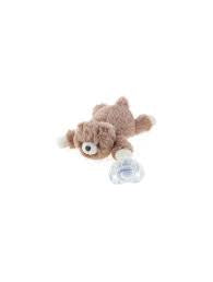 Stephen Joseph Pacifier Plush- Bear