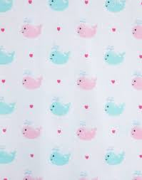 Little Me- 2Pk Whale Rompers - Girls