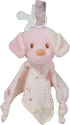 Douglas Rosy Ccream Puppy Paci Lovey