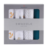 Forest Friends Swaddle 4 Pack