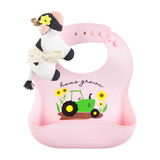 Mudpie- Bib & Rattle Set