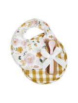 Mudpie- Bib Spoon Set