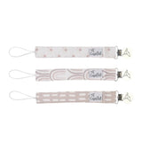 Copper Pearl- Binky Clips( 3Pk )