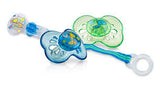 Nuby- Brites combo- 2 pacifiers 1 pacifier clip