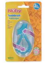 Nuby- Silicone Gum Massager With Protective Case