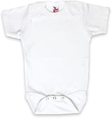 Laughing giraffe white onesie