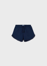 MAYORAL Chenille Shorts Chenille IN NAVY