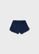 MAYORAL Chenille Shorts Chenille IN NAVY