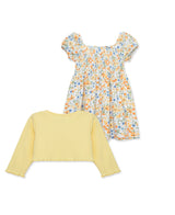 LITTLE ME Garden Knit Dress 3 Pc Set