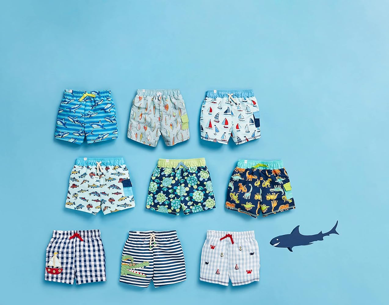 MUD PIE | Turtle Swim Trunks