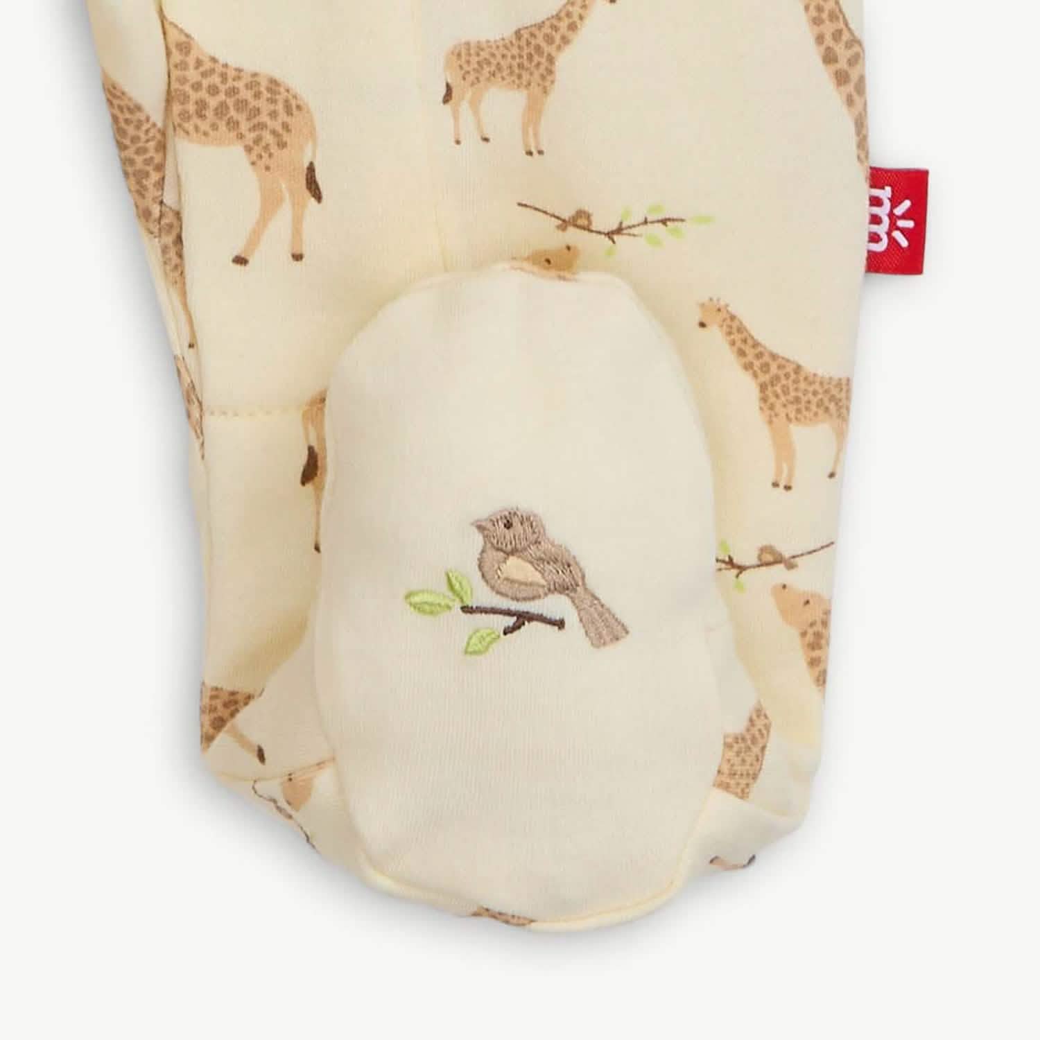 Magnetic Me- Cream Jolie Organic Cotton Magnetic Footie