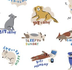 Magnetic Me- Dog Days Magnetic Footie