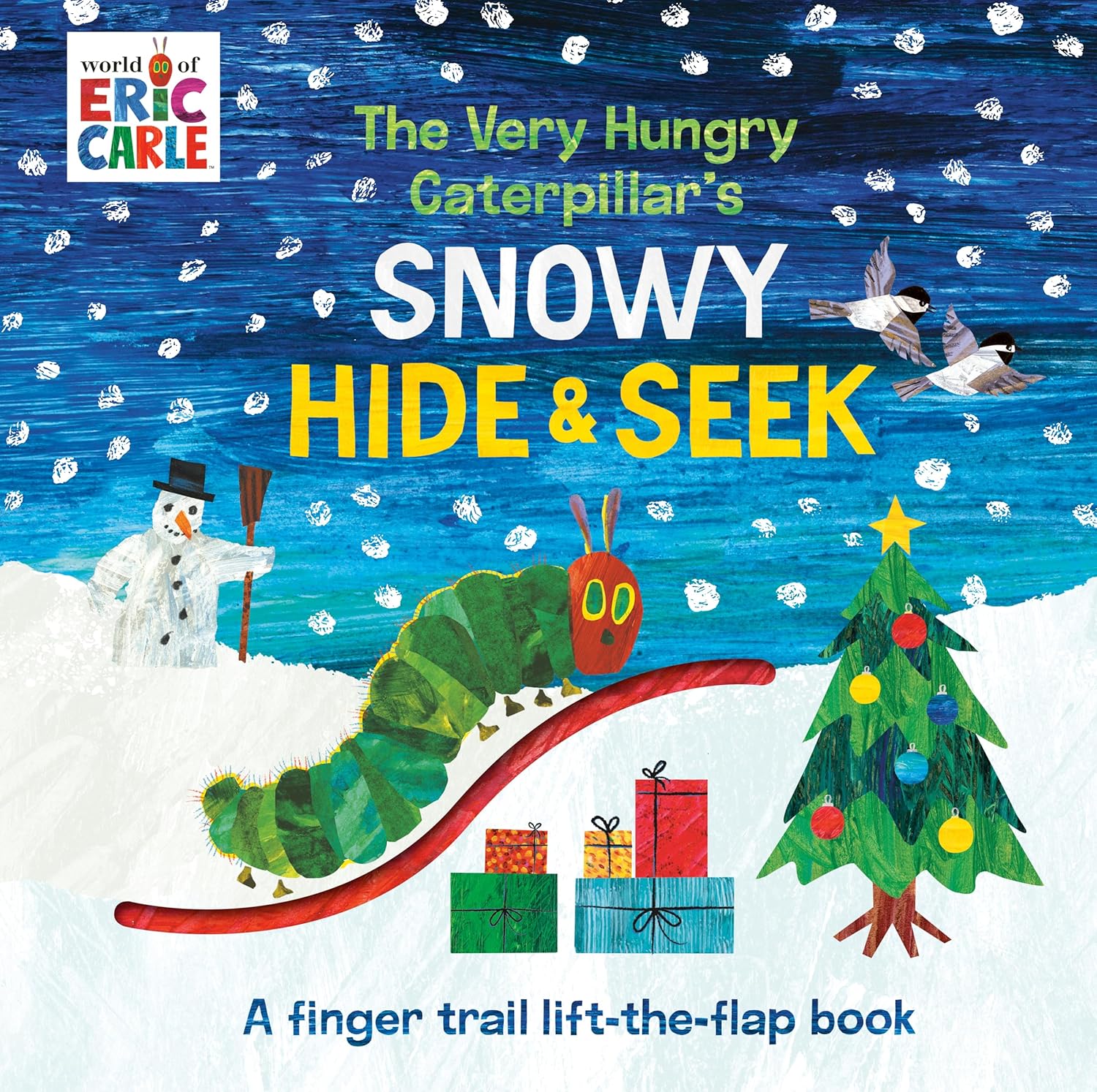 The very hungry caterpillar’s snowy hide and seek