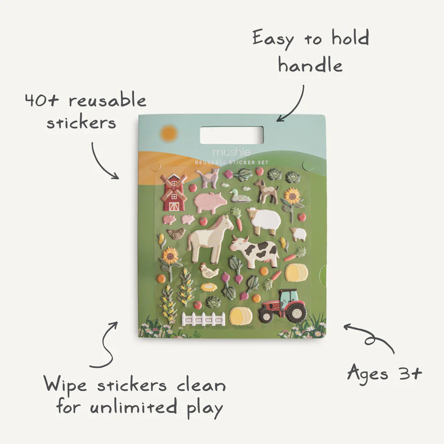 MUSHIE | Reusable Sticker Set