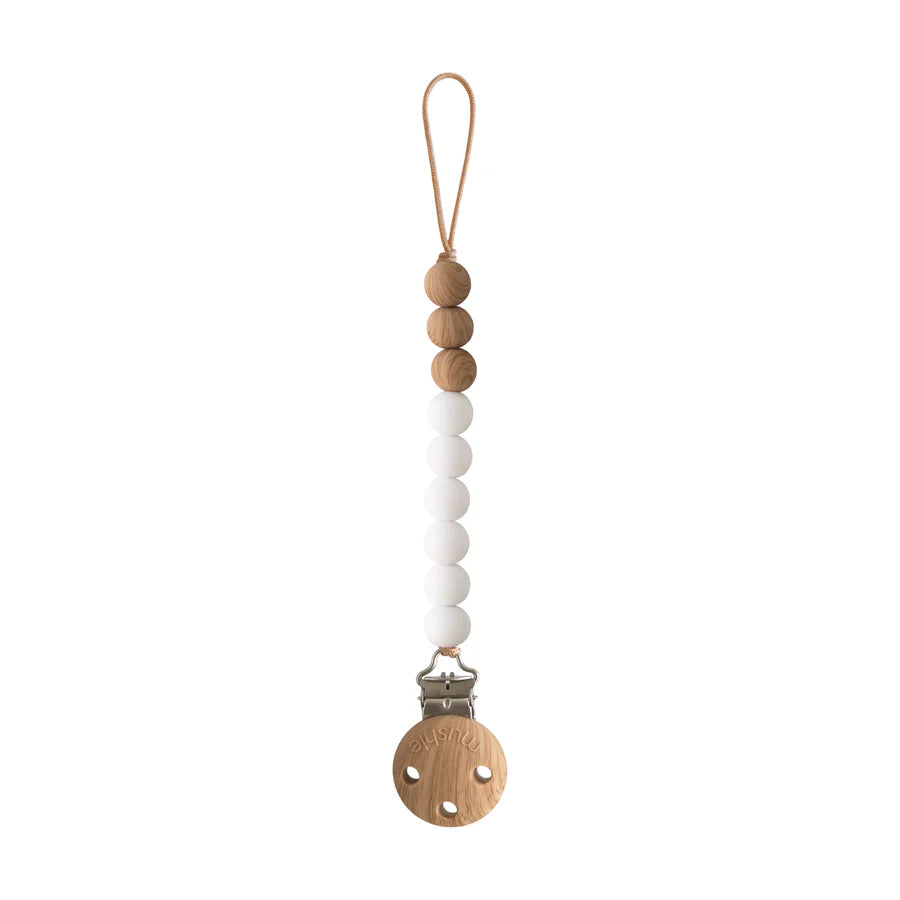 MUSHIE | Silicone Pacifier Clip