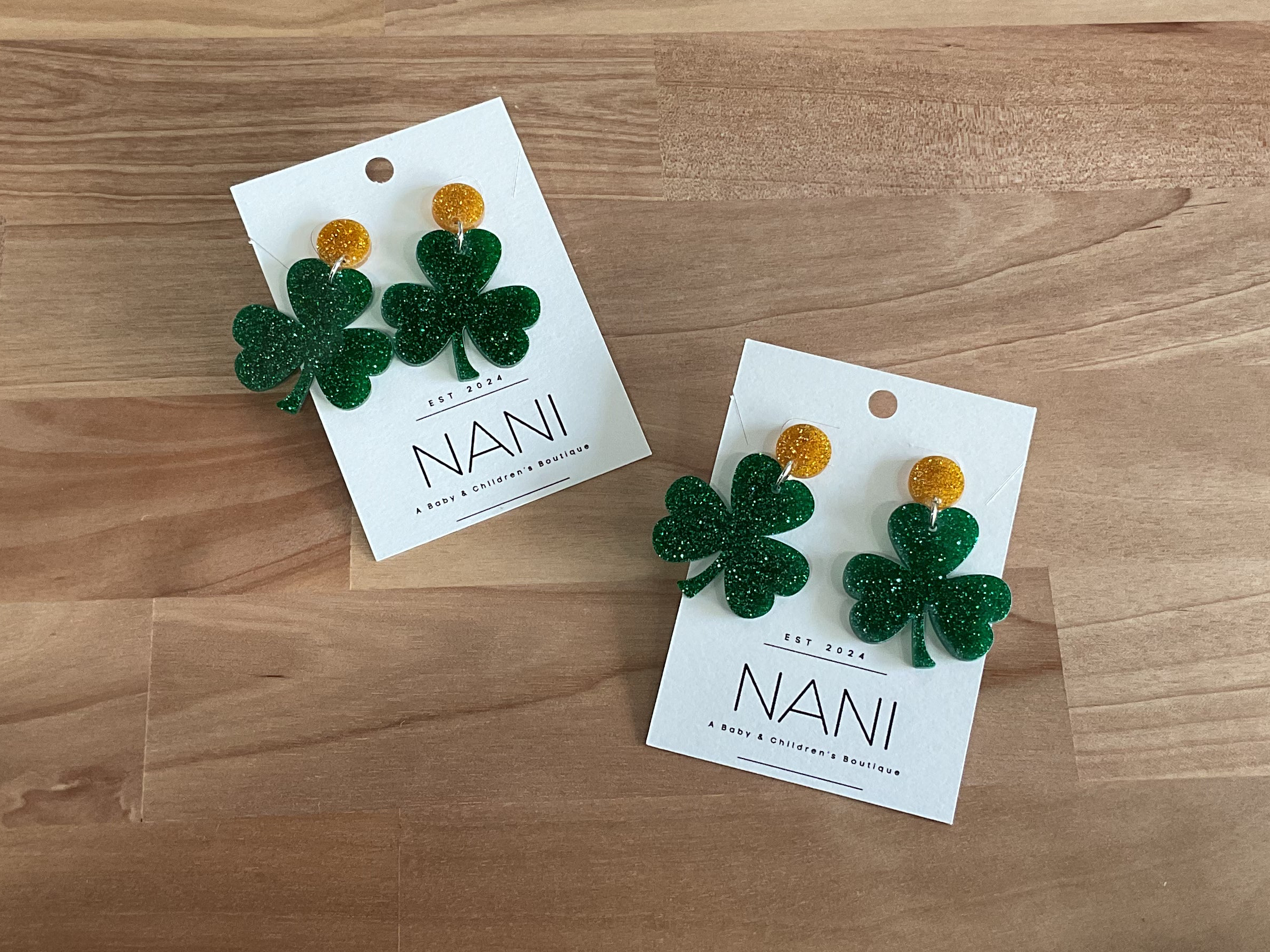 St.pattys Day Earings
