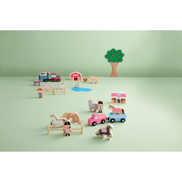 Mudpie - Farm Wood Toy Set