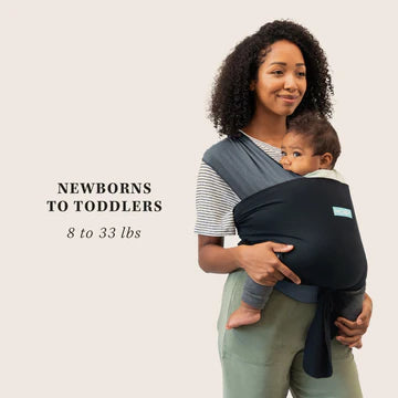 Moby | Black/Charcoal Easy - Wrap Baby Carrier
