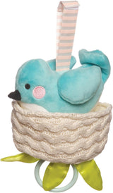 Manhattan Toy Lullaby Bird Pull Musical Crib and Baby Toy