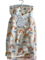 mDesign Baby Blanket Rainbow