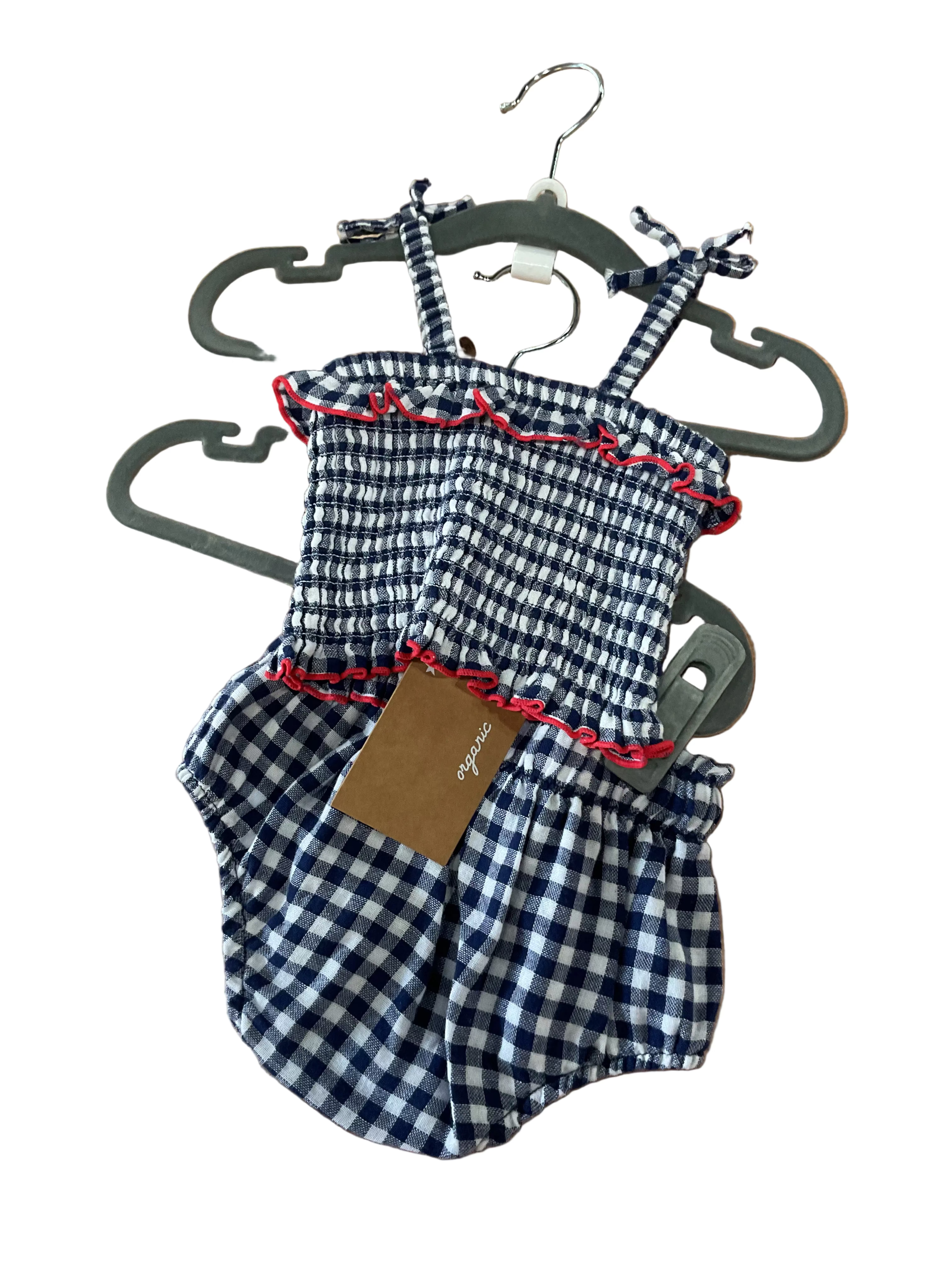 Smocked Ruffle Top And Bloomer
