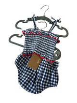 Smocked Ruffle Top And Bloomer