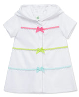 Little Me | Girls Colorful Pom-Pom Swim Cover-Up