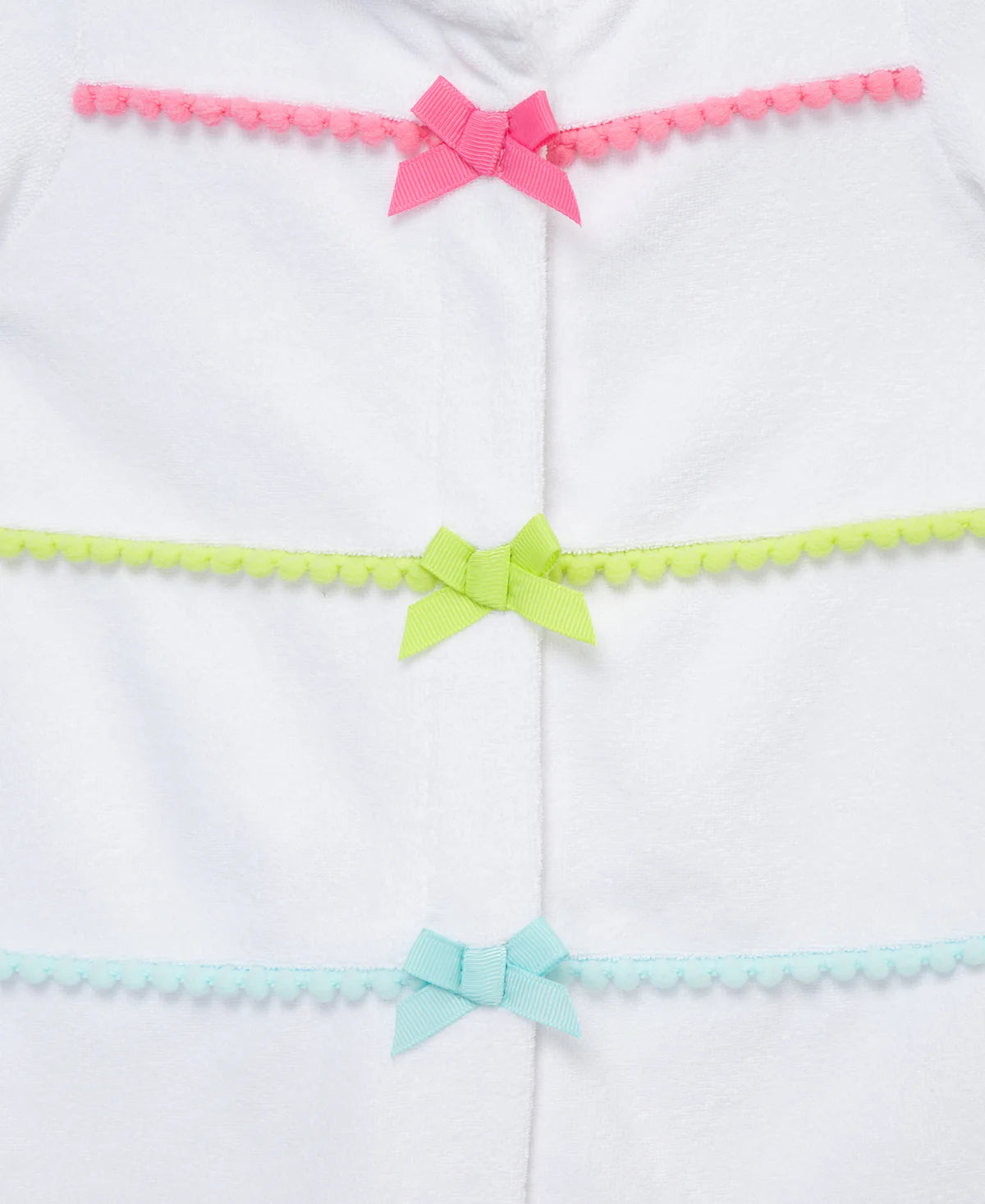 Little Me | Girls Colorful Pom-Pom Swim Cover-Up