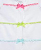 Little Me | Girls Colorful Pom-Pom Swim Cover-Up