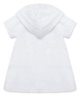 Little Me | Girls Colorful Pom-Pom Swim Cover-Up