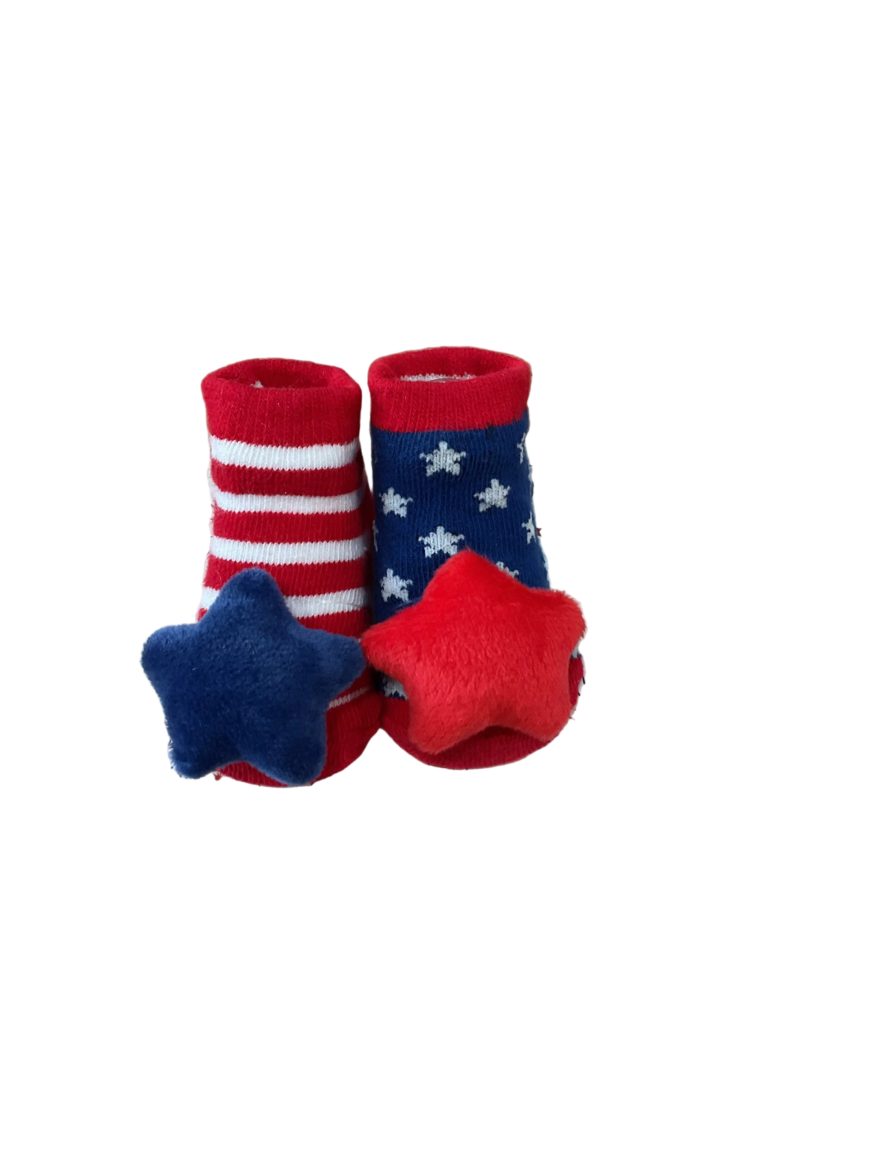 Red, White, and Blue Patriotic Socks