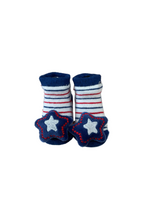 Red, White, and Blue Patriotic Socks