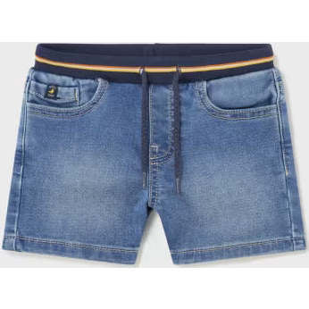 Mayoral-Soft Denim Shorts