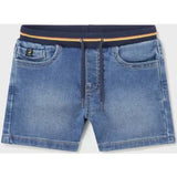 Mayoral-Soft Denim Shorts