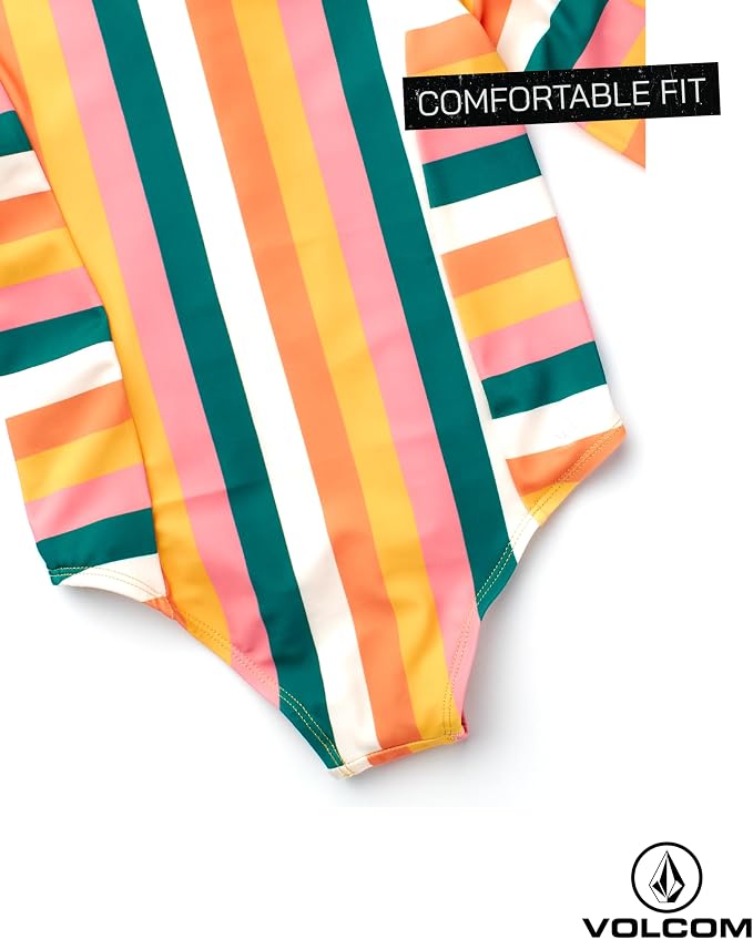 Volcom | 2Pc Girls Swimwear Set With Sun Hat