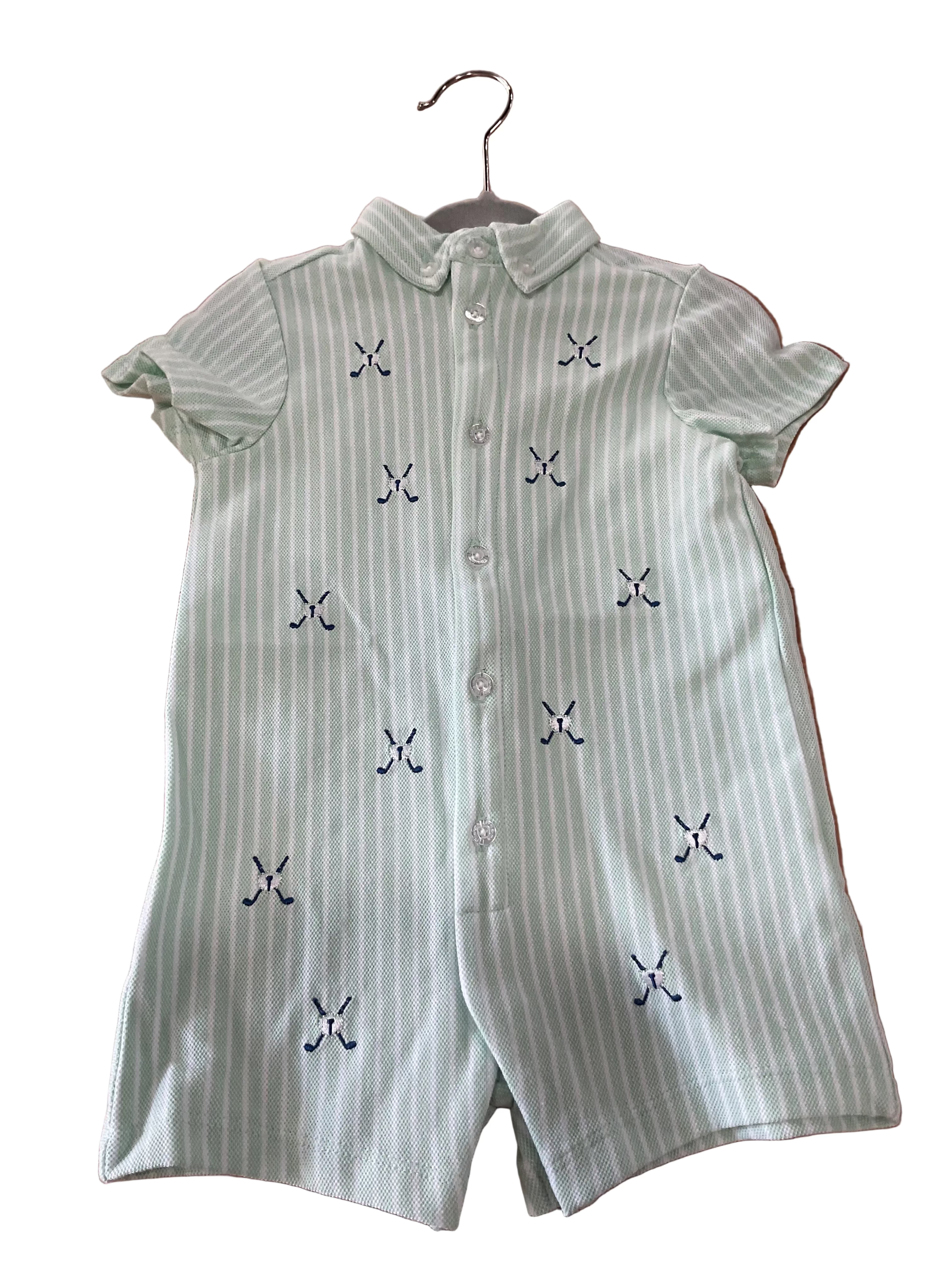 Golf Romper - Green