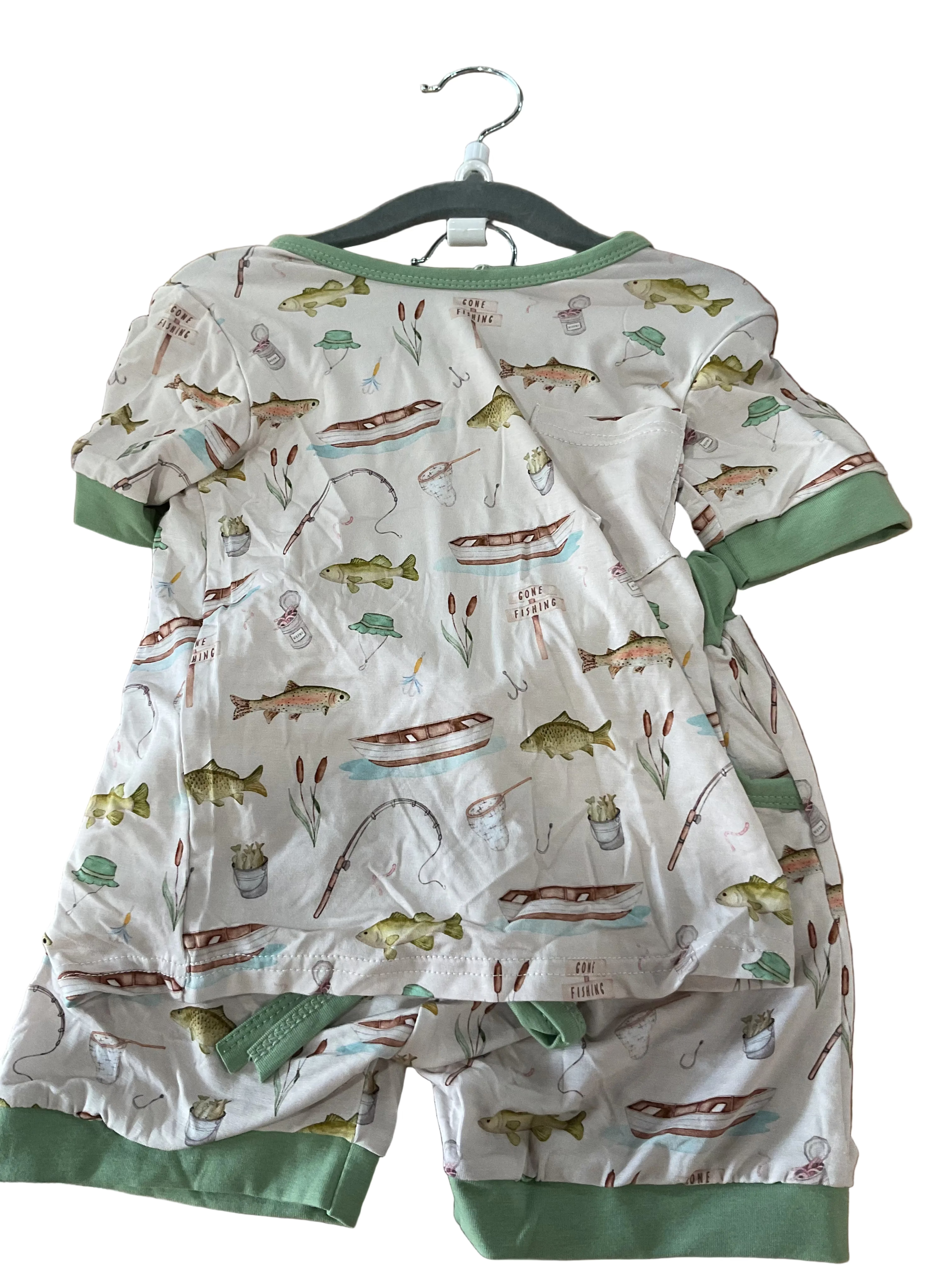 Gone Fishing Bamboo 2 PC Set
