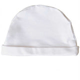 Girls 3Pc Bamboo Layette Set in White - 3/6M