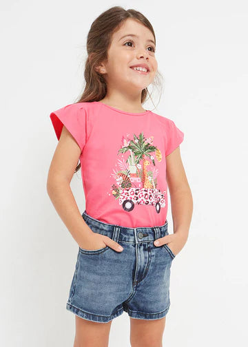 Mayoral Basic Denim Shorts