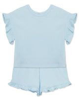 Little Me- Blue 2Pc Short Set