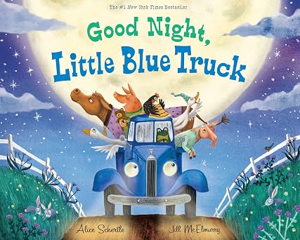Good Night, Little Blue Truck: A Heartwarming Bedtime Story about Trucks, Farm Animals, and Friendship