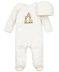 LITTLE ME | Giraffe Footie W/ Hat-Preemie