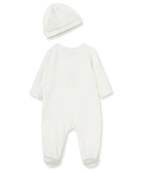 LITTLE ME | Giraffe Footie W/ Hat-Preemie