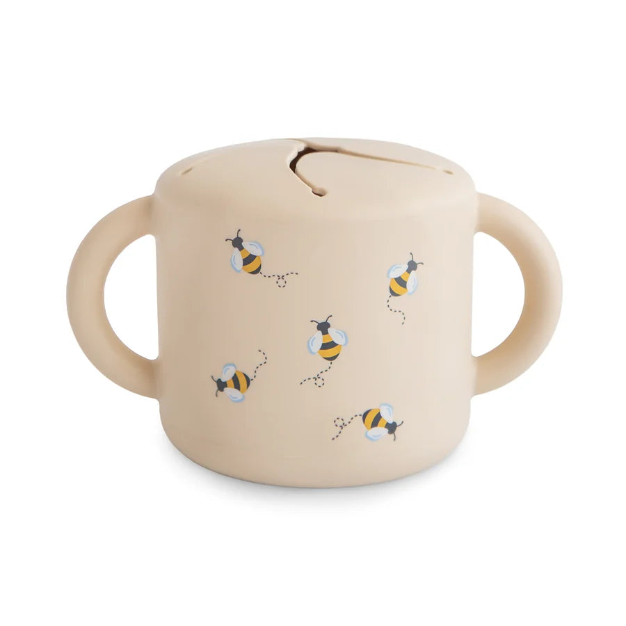 Mushie | Snack Cup Spill Proof Food Container for Toddler and Baby