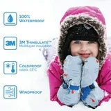 Jan & Jul | Toasty-Dry Waterproof Mittens-Xs(W/O Thumb)