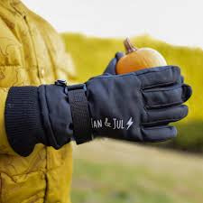Jan & Jul | Black-Toasty Dry Waterproof Snow Gloves