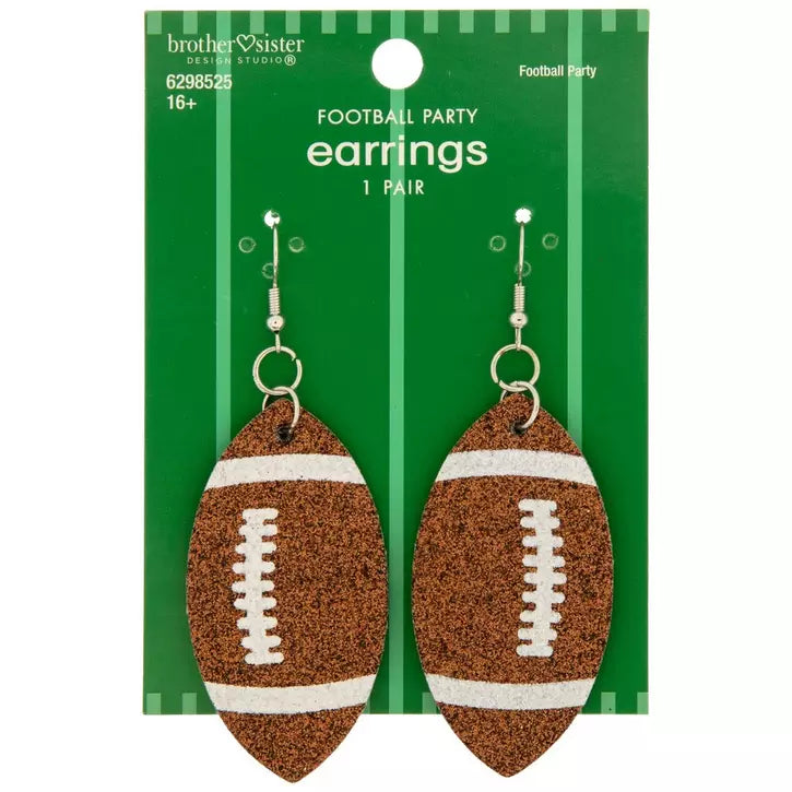 Robert Stanley | Glitter Football Earrings