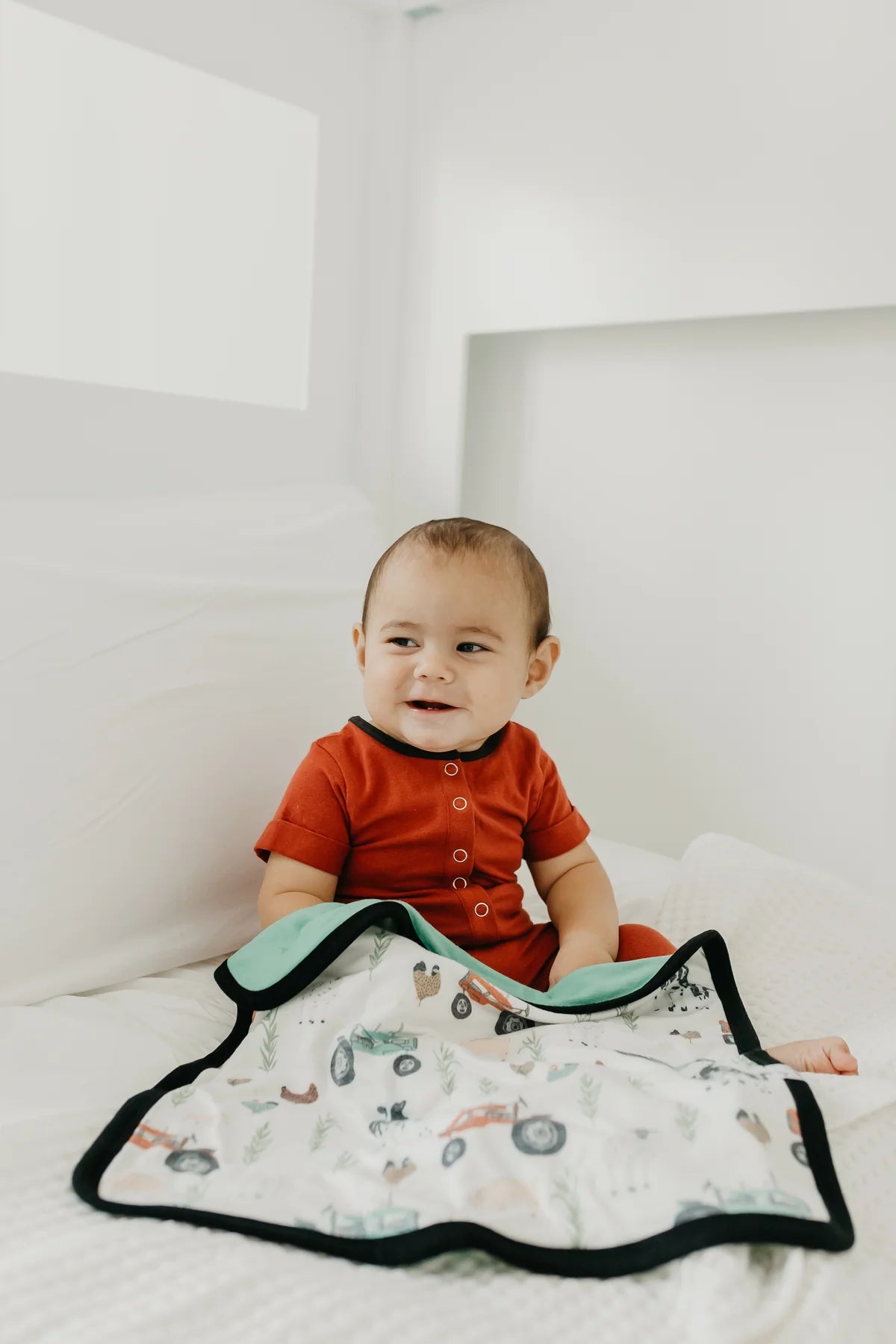 Copper Pearl Jo Security Blanket Set